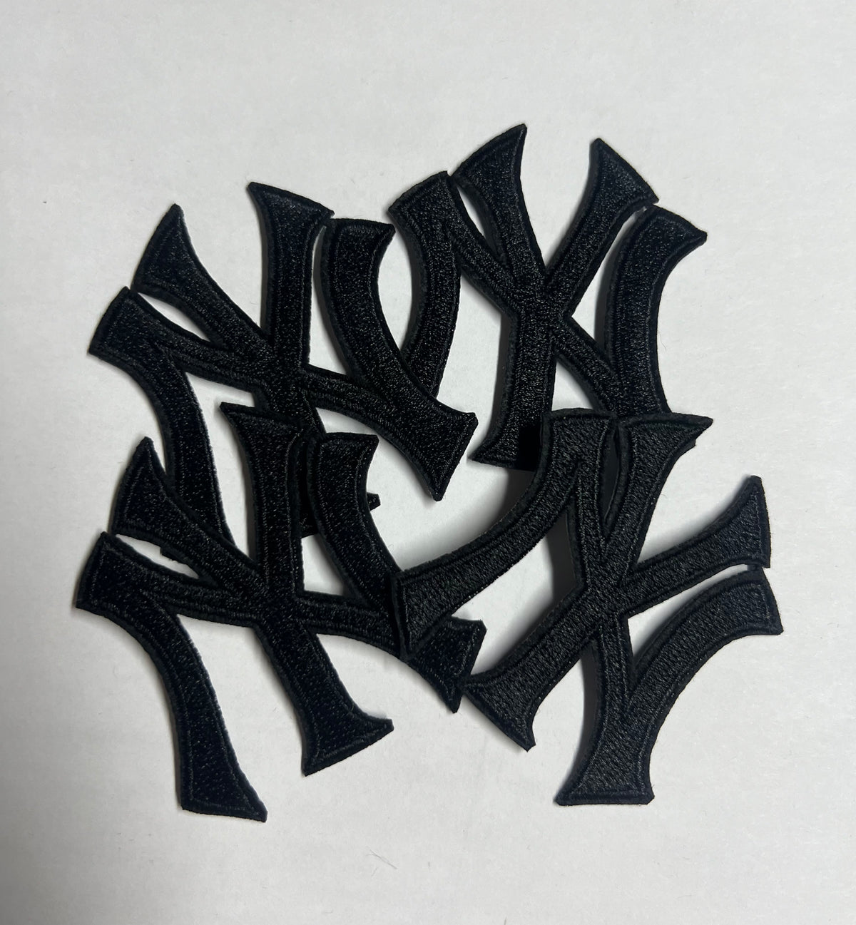 Black Ny Embroidery Iron-on Patch