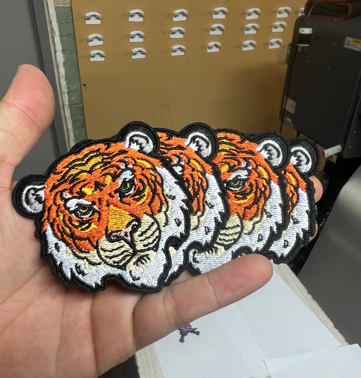 Tiger Embroidery Iron-on Patch