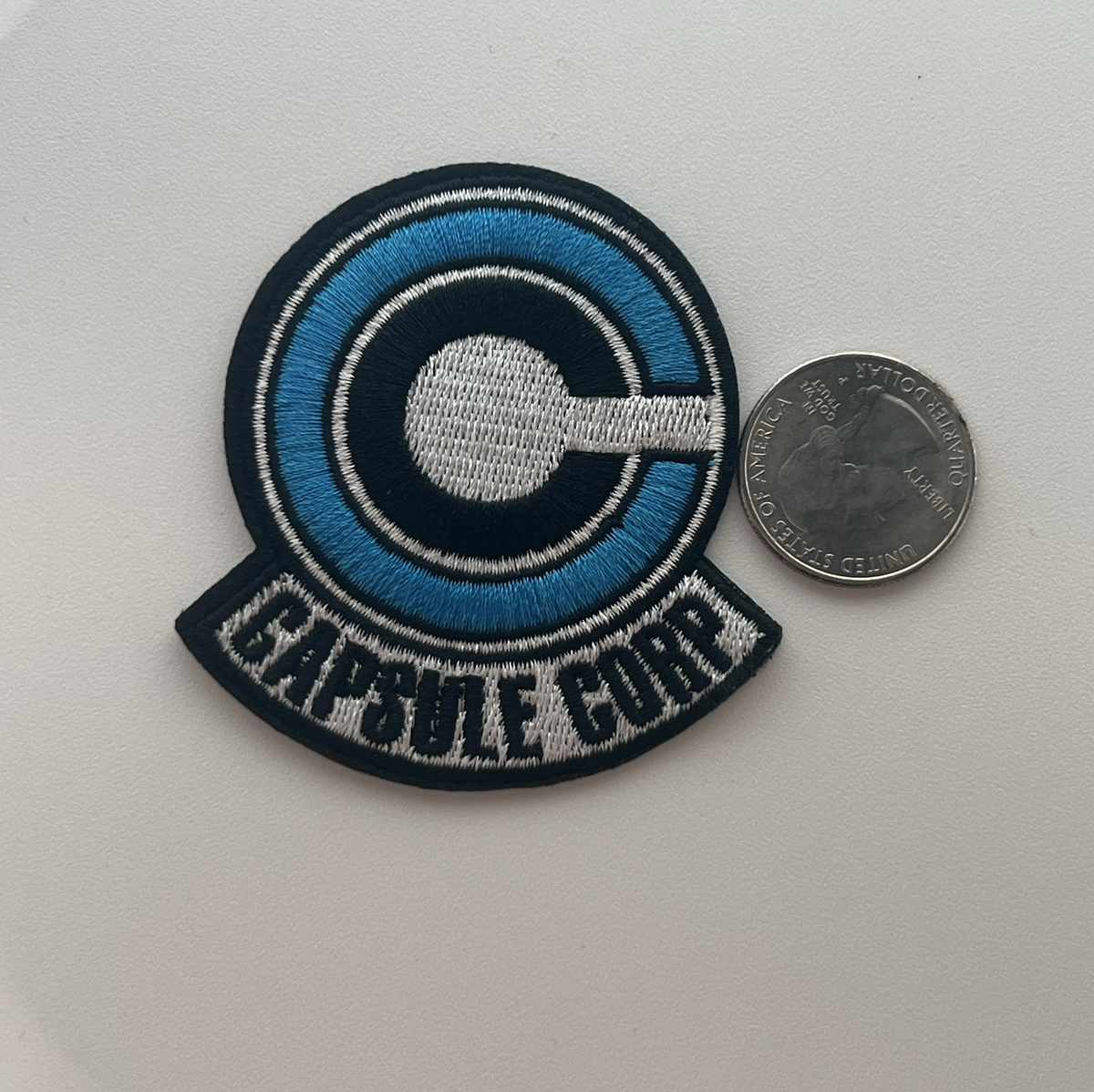 capsule corp Iron-on Embroidery logo