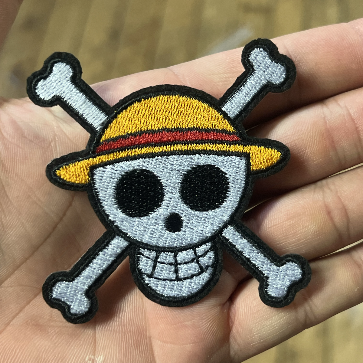 Luffy Iron-on Embroidery logo