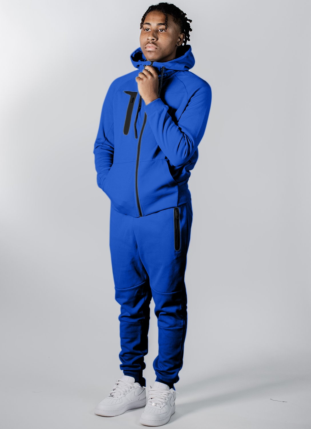 Blue nike clearance tech suit